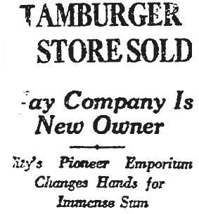 May Company Hamburger's Los Angeles