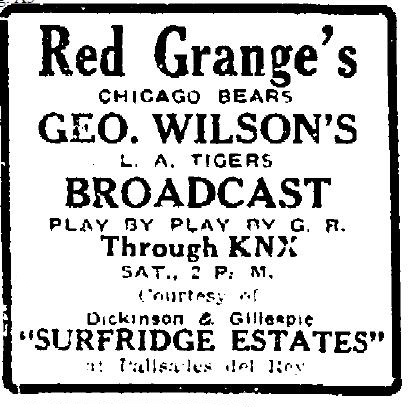 red_grange_knx_los_angeles_surfridge_estates_1926