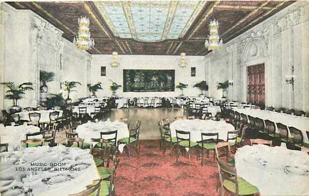 Los Angeles Biltmore music room
