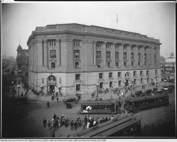 los angeles post office and federal building of 1910