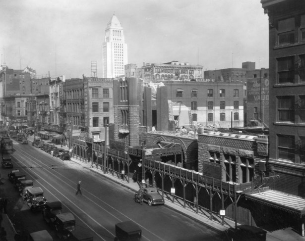 LA city hall, demolition 1929