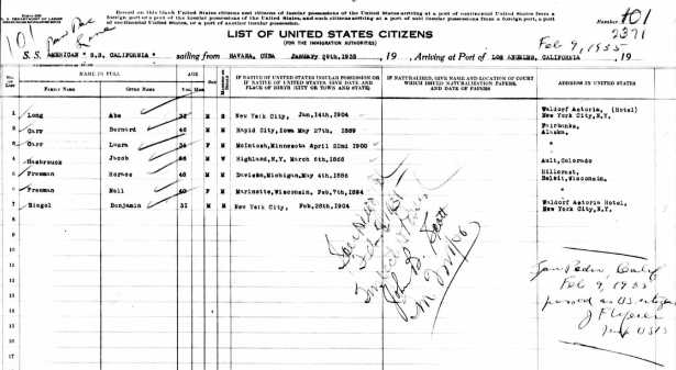 bugsy-siegel-arriving-LA-from-Cuba-1935