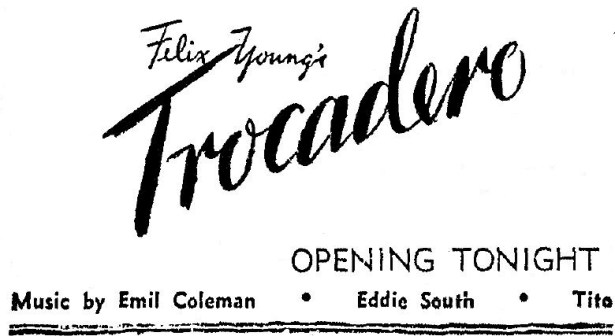 1939 5 11 8610 sunset Trocadero Fe