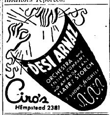1946 2-1 desi arnaz at Ciro's