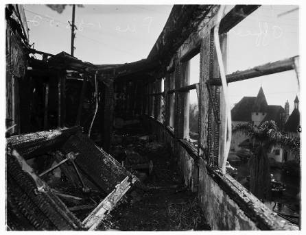 normandievillagefrom ruins of 8477 Sunset 1952