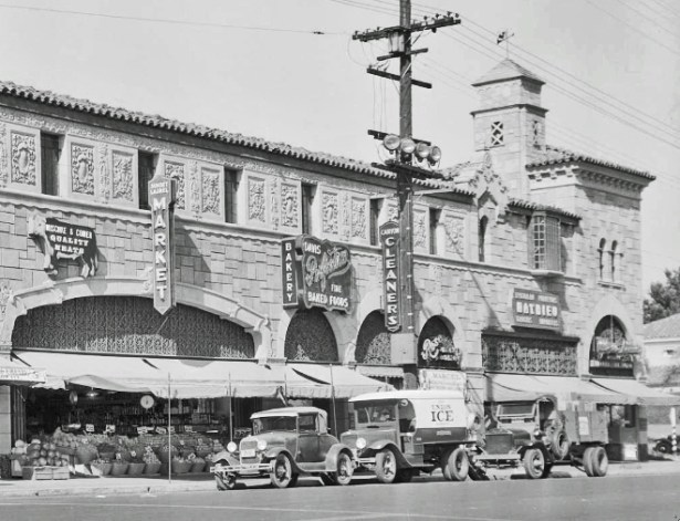 this is across the street from schwab's, same architect