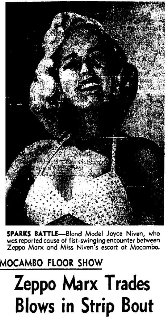 1957 5 zeppo marx mocambo