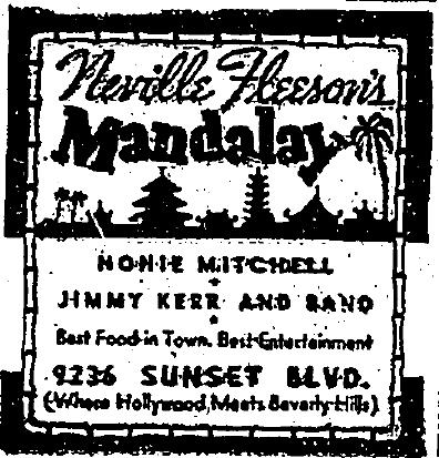 9236 Sunset BLvd 1939