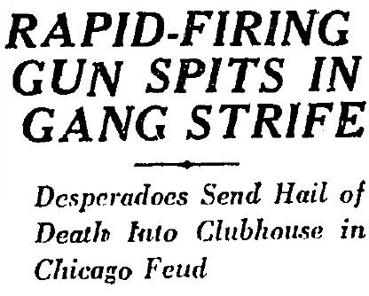 machine gun chicago 1925