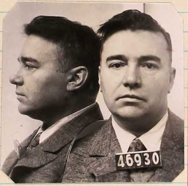 Albert Marco's prison mugshot, 1929