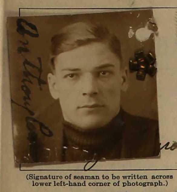 Tony Cornero navy 1920