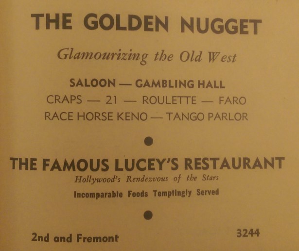 golden-nugget-luceys- las vegas 1946-telephone book
