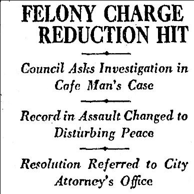 Jacobson questions Albert Marco's criminal case. LAT 12-29-1925