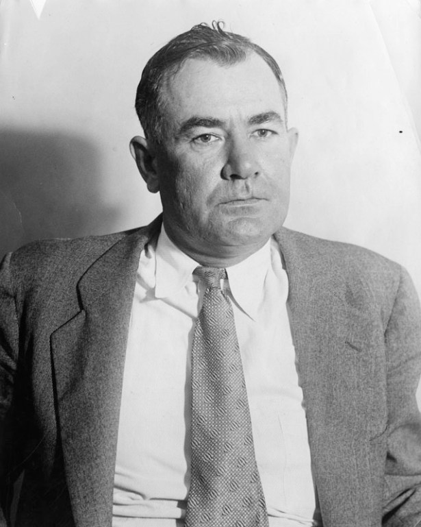 LAPD detective Frank "Lefty" James in 1931. LAPL.