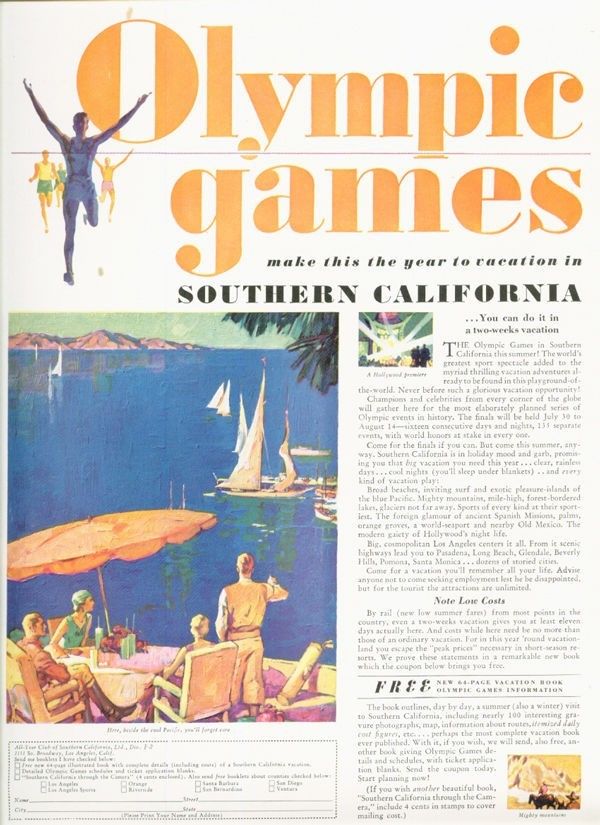 1932 olymipics summer games los angeles