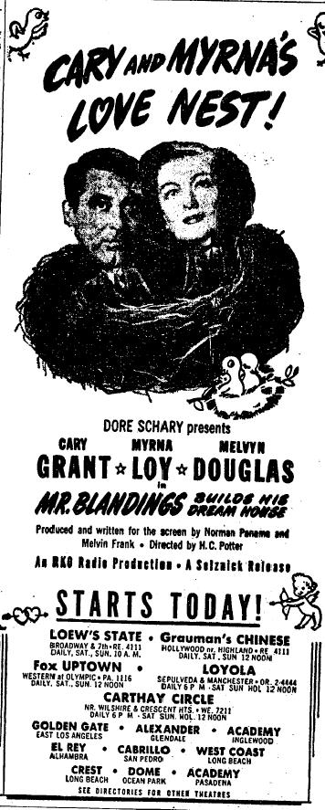 Mr Blandings builds his dreamhouse