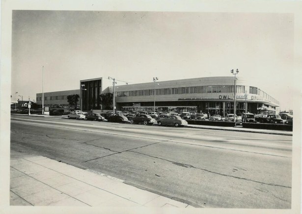 United-Rexall HQ with the flagship Owl Rexall on the corner.