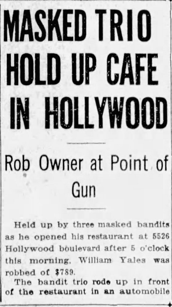 LA Evening Express 8/11/1923